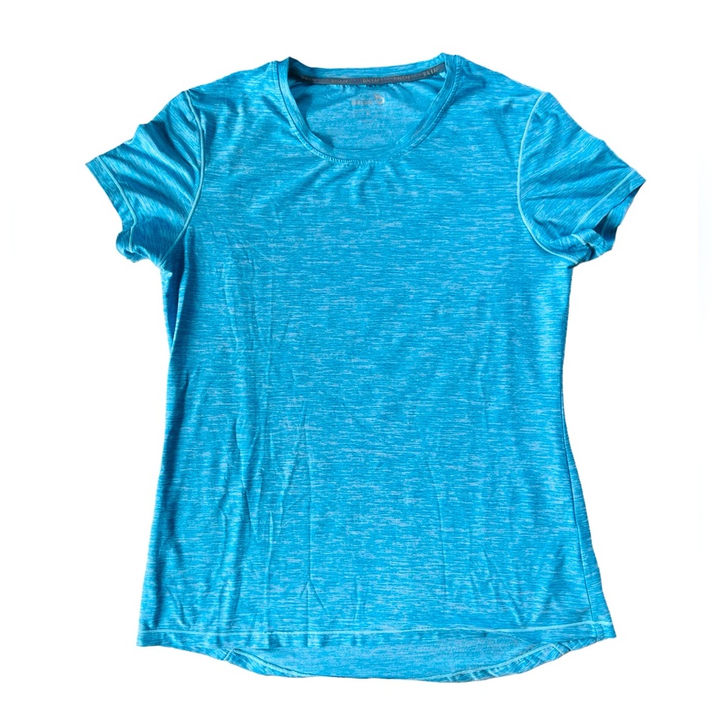 BALEAF Quick Dry Crew Neck Short Sleeve Tee for Men | XL | Aqua Blue | Comfort